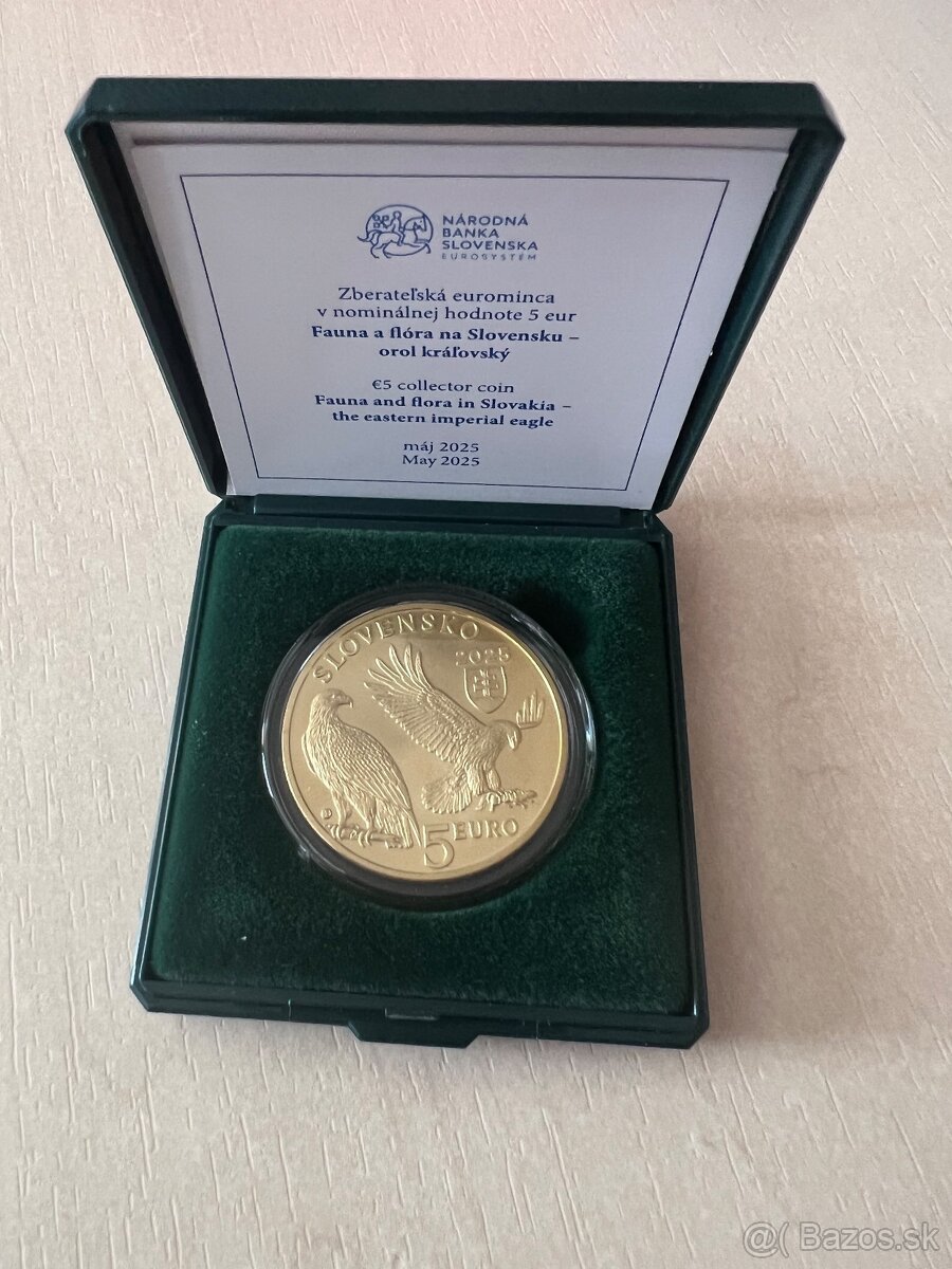 MINCA 5€ 2025 - OROL KRALOVSKÝ