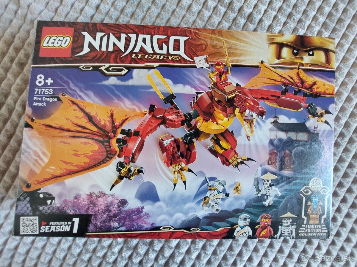 Predám lego NINJAGO 71753utok draka