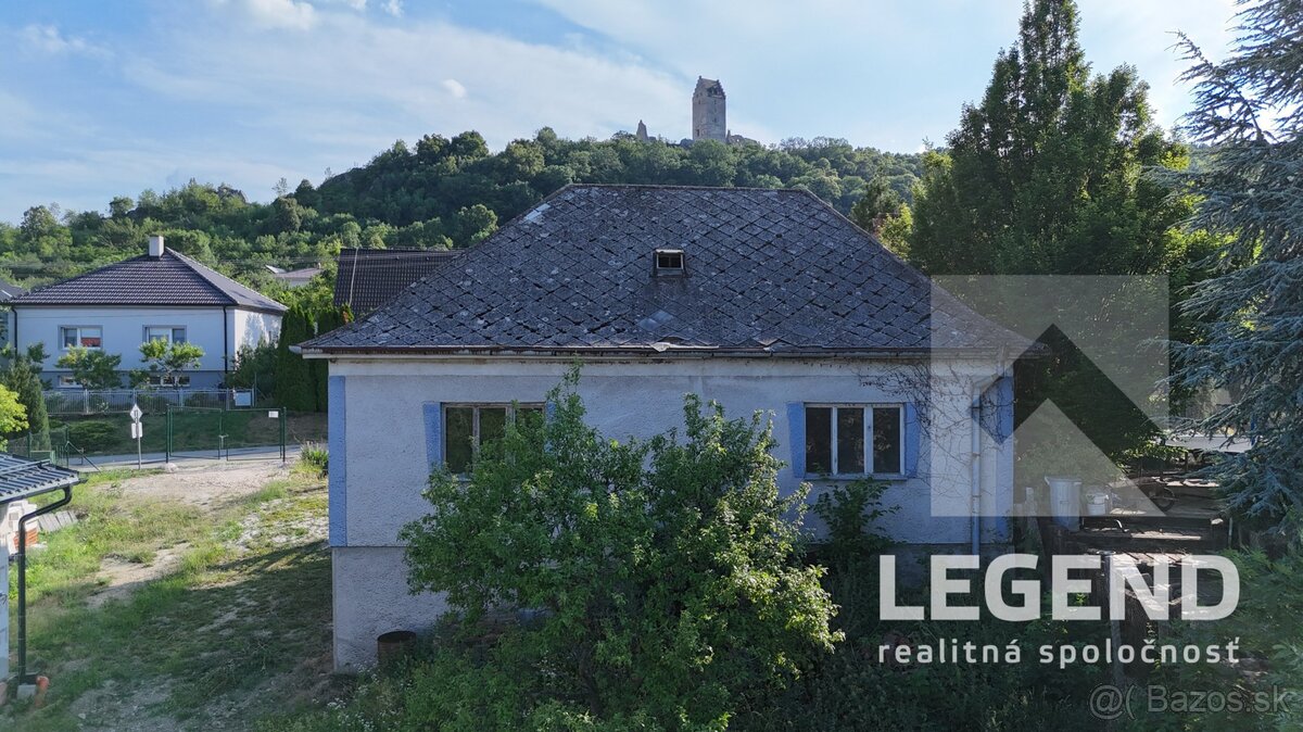 RD Podhradie, jedinečná lokalita pri hrade, pozemok 671 m2