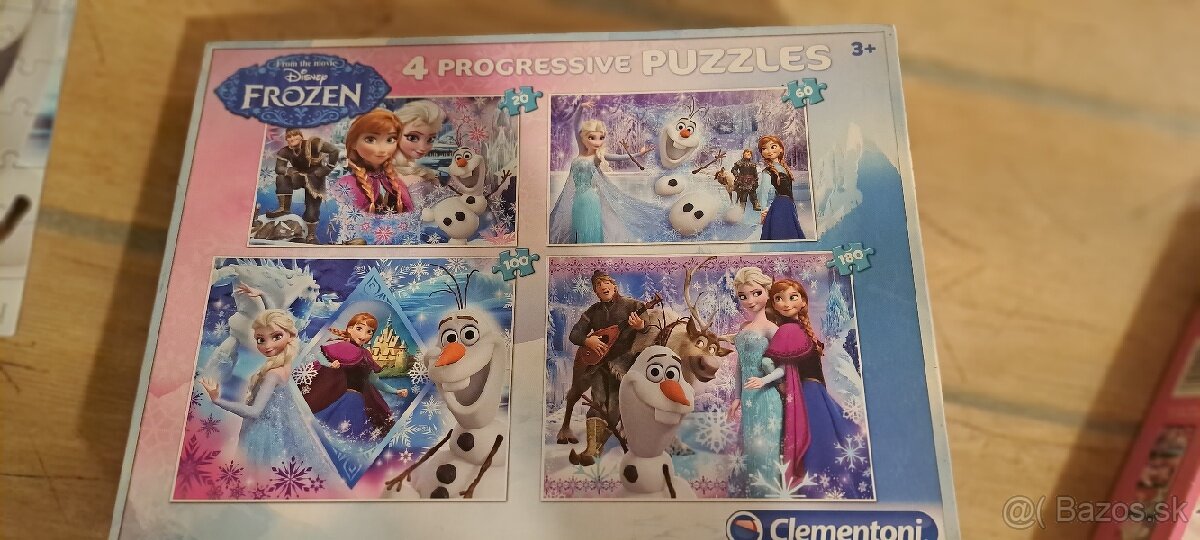 Frozen veľké puzzle