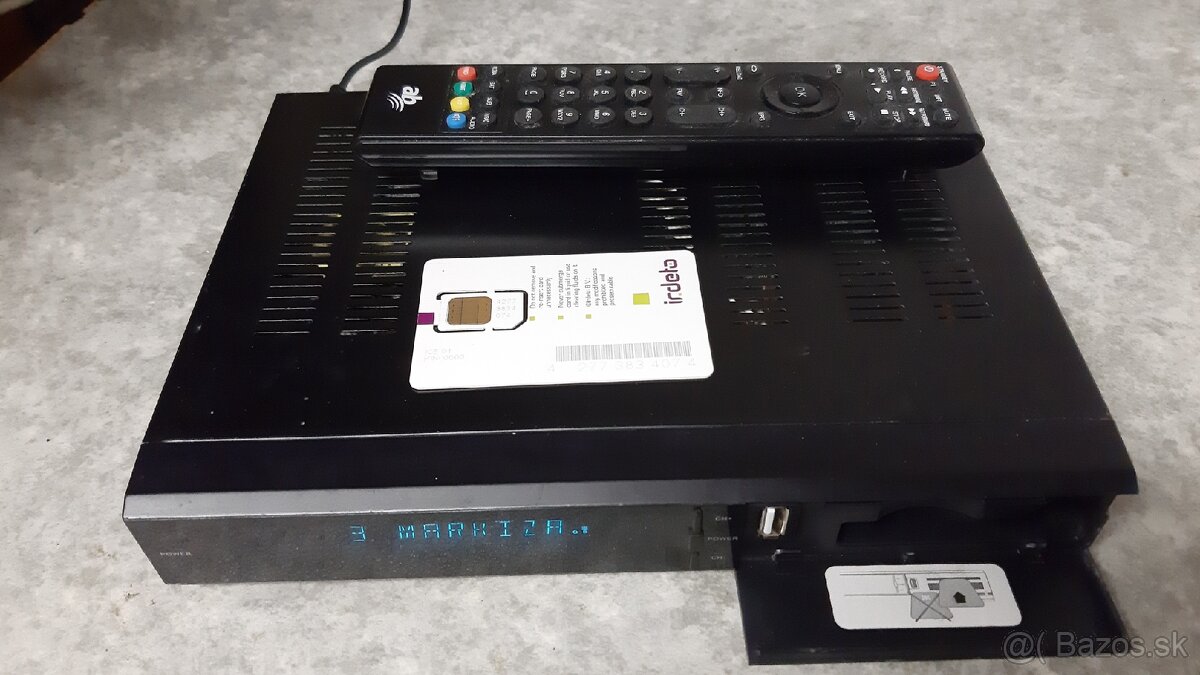 Cryptobox 650 HD,aktívna dek. karta Skylink SAT komplet