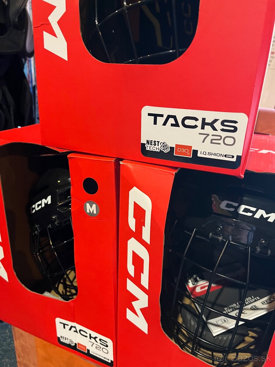 prilba CCM Tacks 720 combo