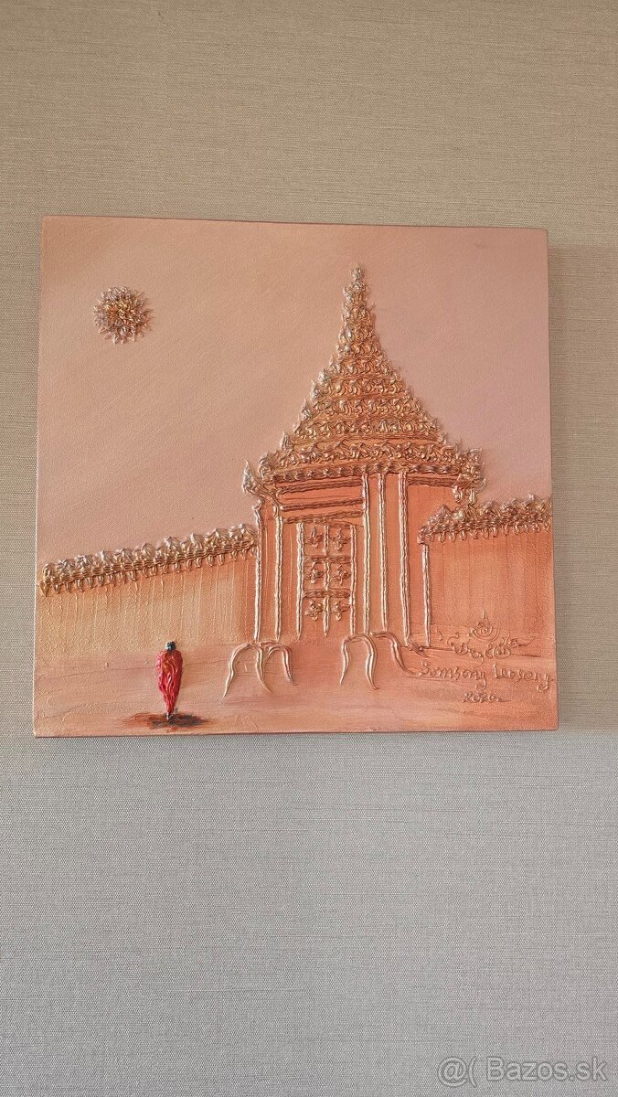 originálna olejomaľba (Bangkok)