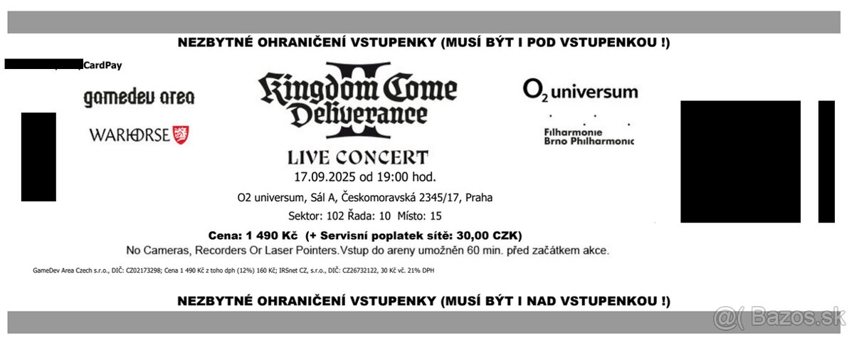 Kingdom Come: Deliverance 2 – Orchestral Concert - 17.09.202