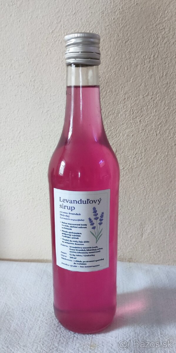 Levanduľový sirup