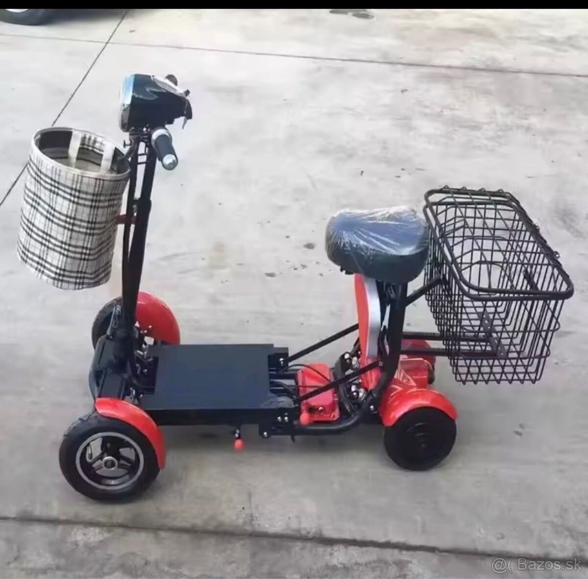 skladaci 4 kolesovy elektricky vozik ZTP video