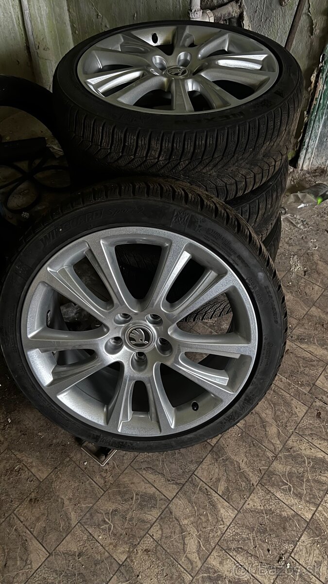 Elektróny Škoda + zimné gumy