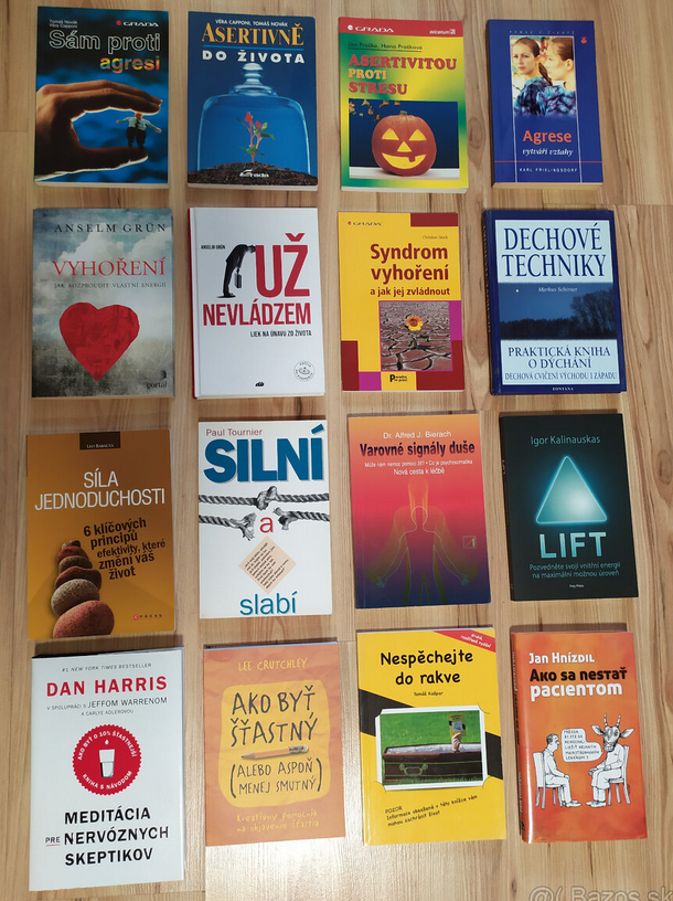 Predám knihy - osobný rozvoj, sebapoznanie, zdravie