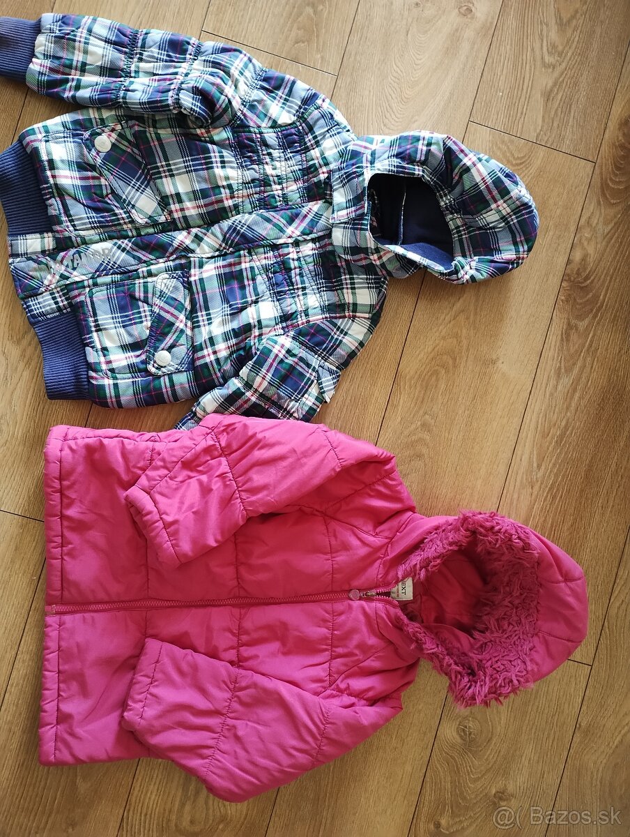 Dievčenské zimné bundy 116