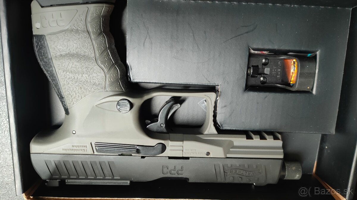 Vzduchová pištoľ Walther PPQ M2 04 TAC COMBO