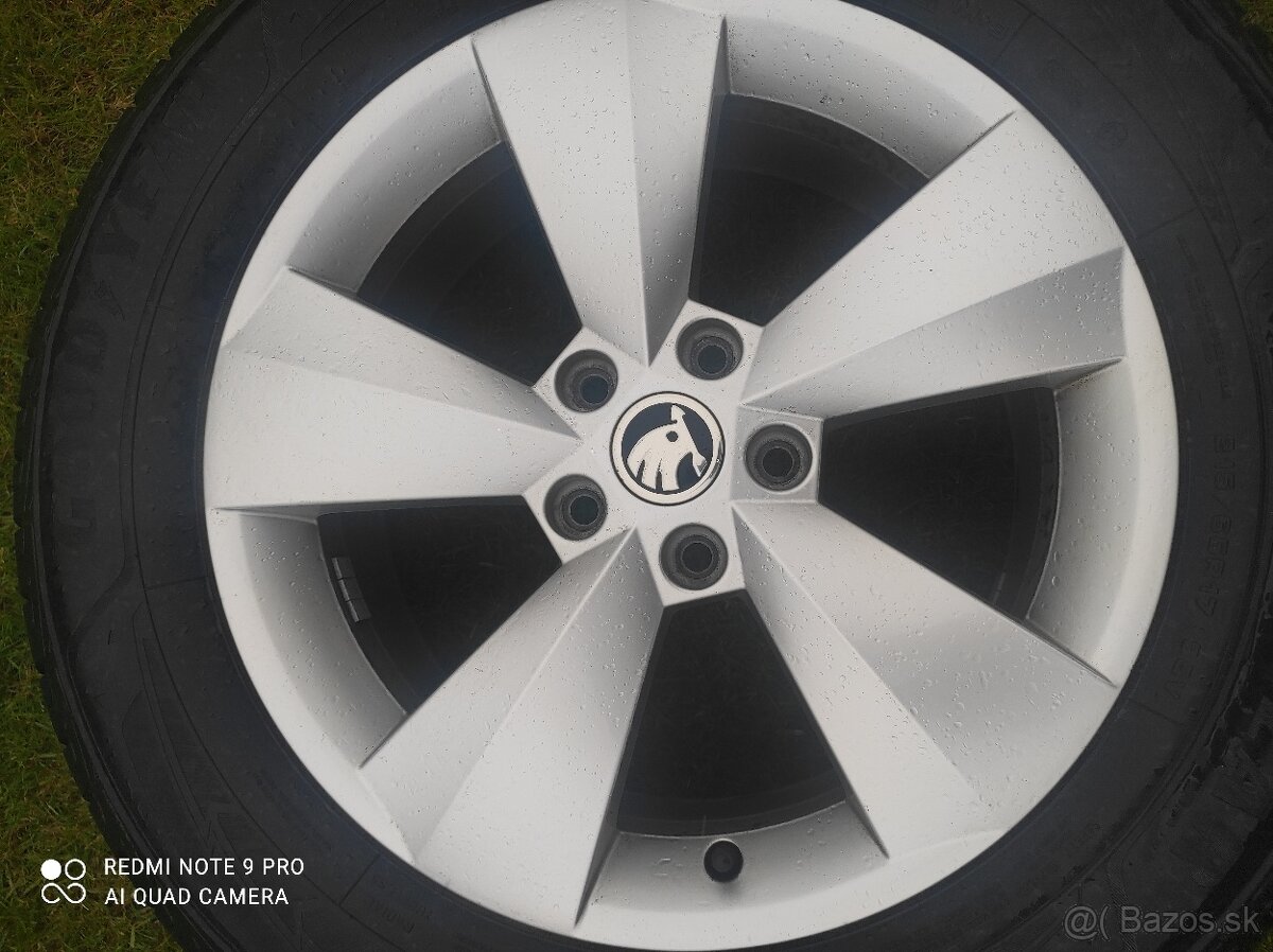 5x112 r17 originál Škoda Kodiaq,Superb