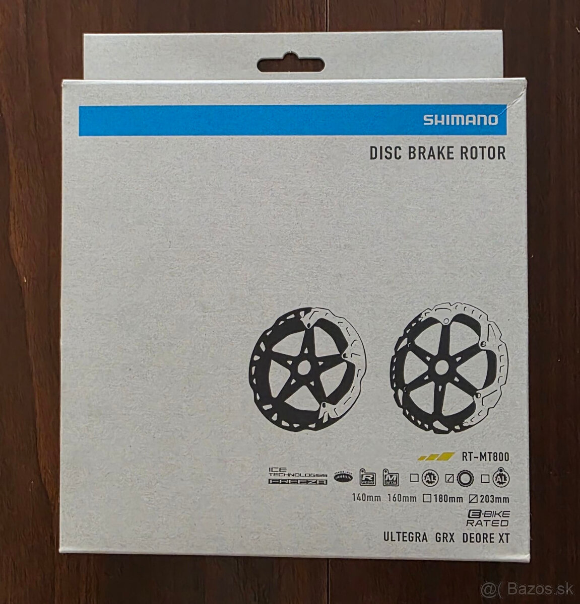 Brzdový kotúč SHIMANO RTMT-800 203 mm