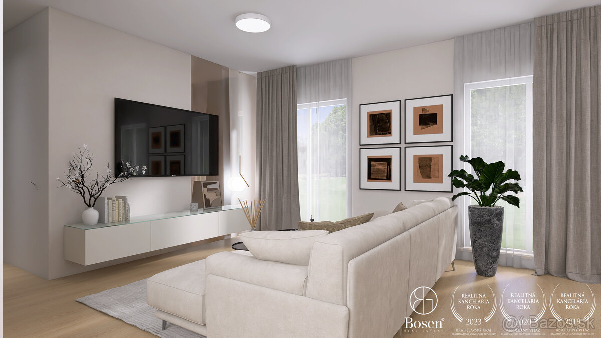 BOSEN I Moderný 3 izbový  byt v projekte Cisárky, v tichom p
