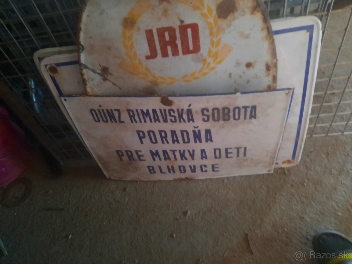 Predám smaltované tabule