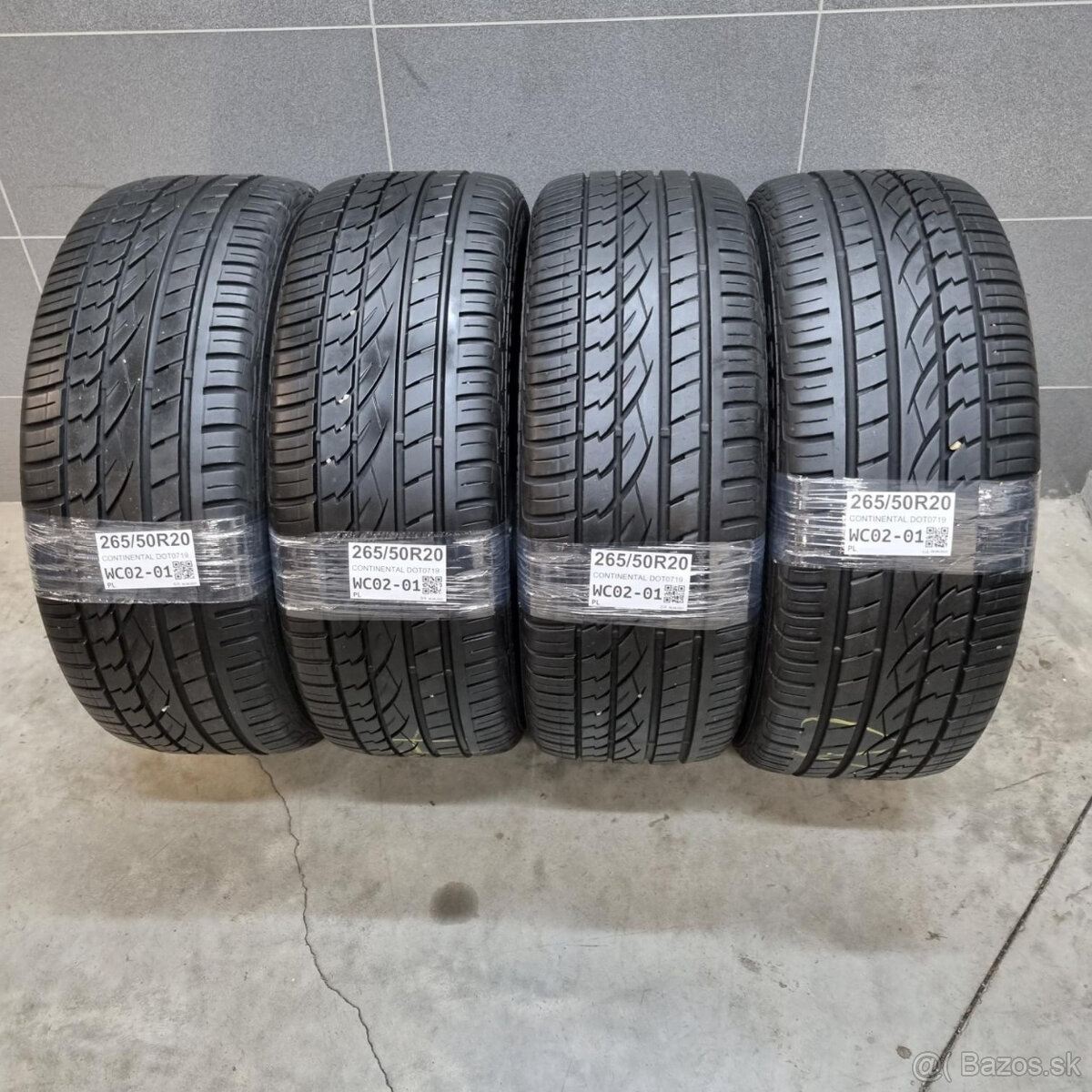 Letné pneumatiky 265/50 R20 CONTINENTAL DOT0719
