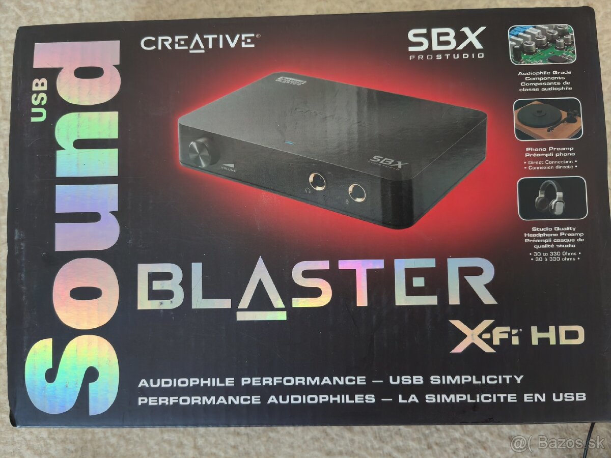 Predam Creative Sound Blaster SB1240 X-Fi HD