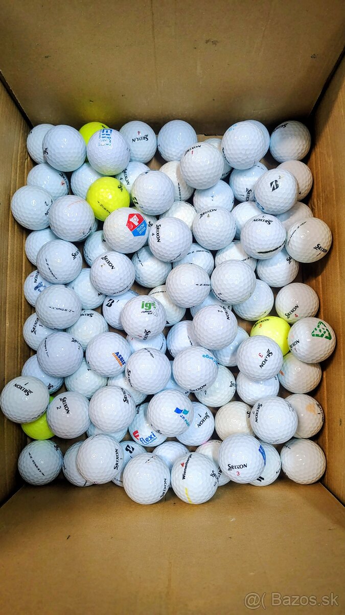 Srixon Z-STAR, X, XV a Bridgestone tour b