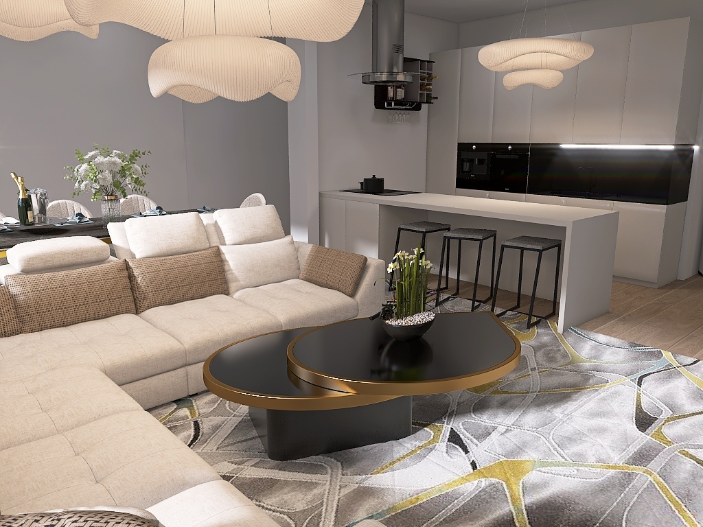 3-izbový byt s terasou v NOVOSTAVBE, Popradská, KE