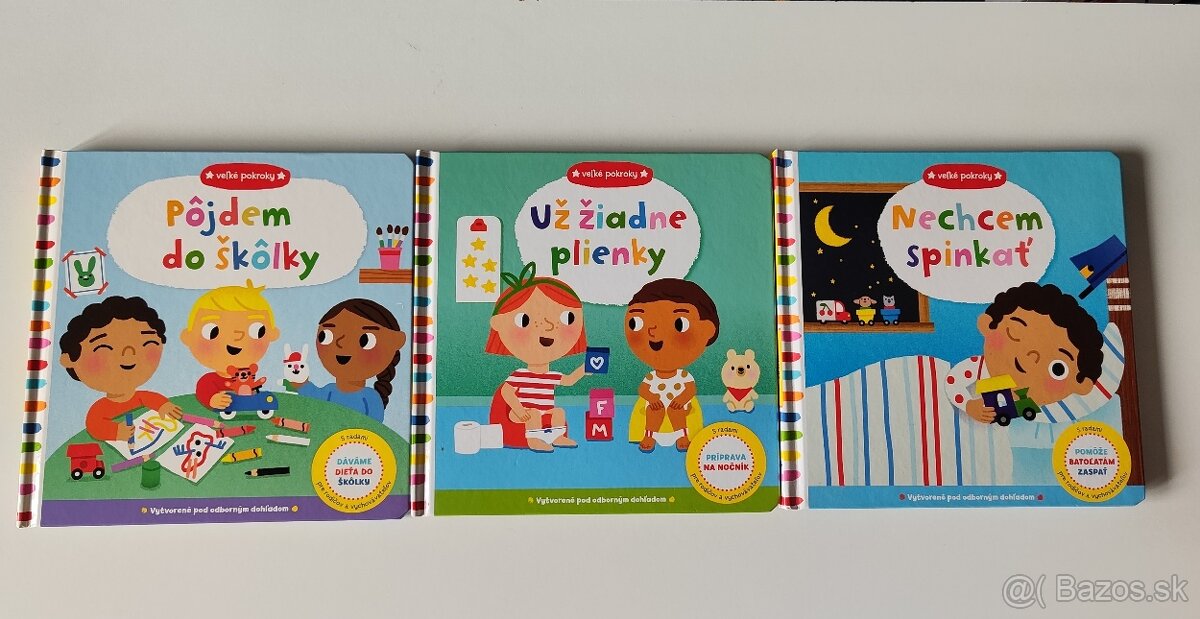 Knihy 3D Velke pokroky 3 ks