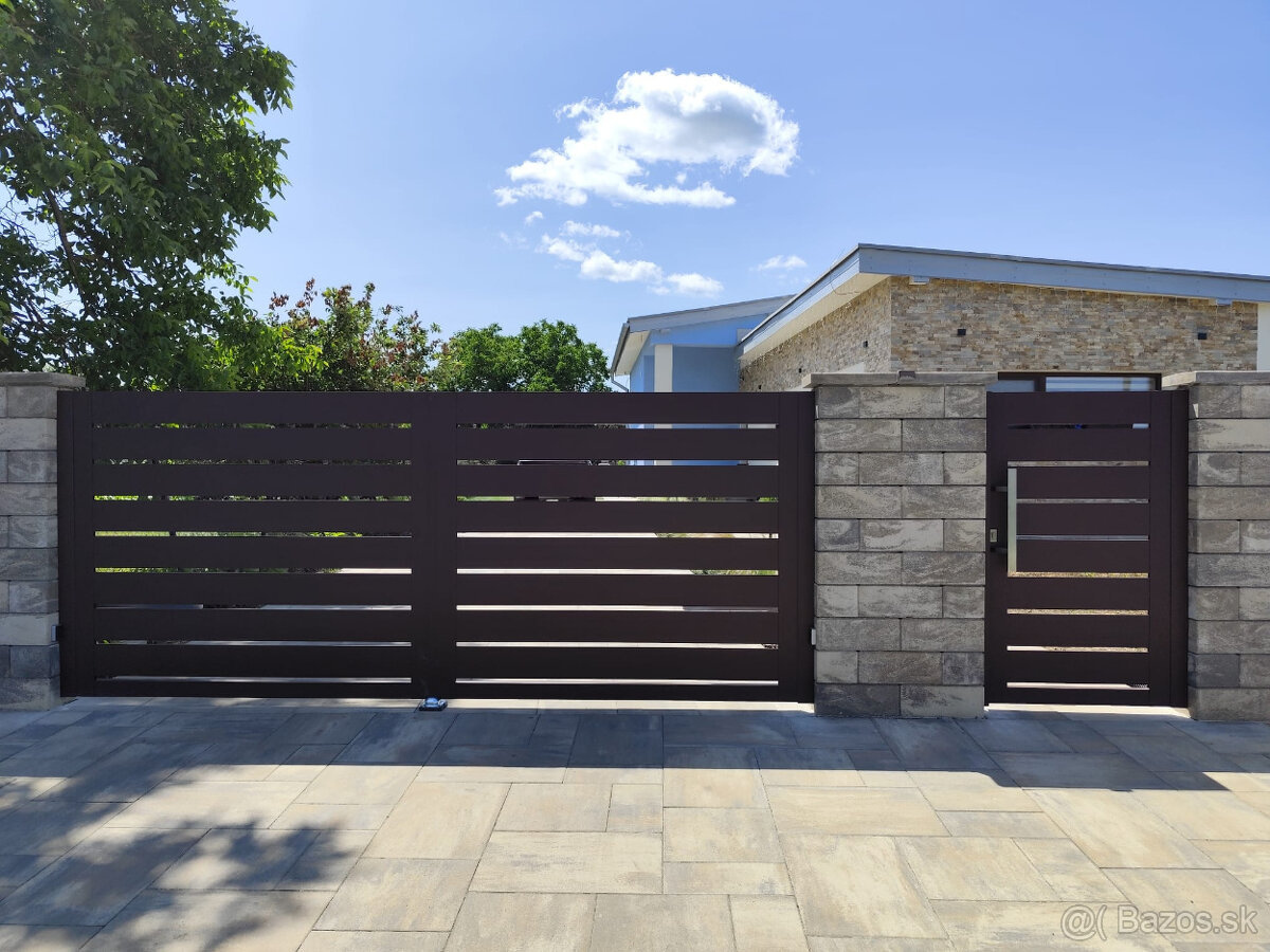 Hliníkove ploty a brány