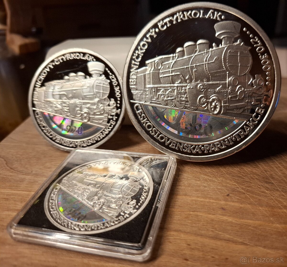 Strieborné mince Československý štvorkolka