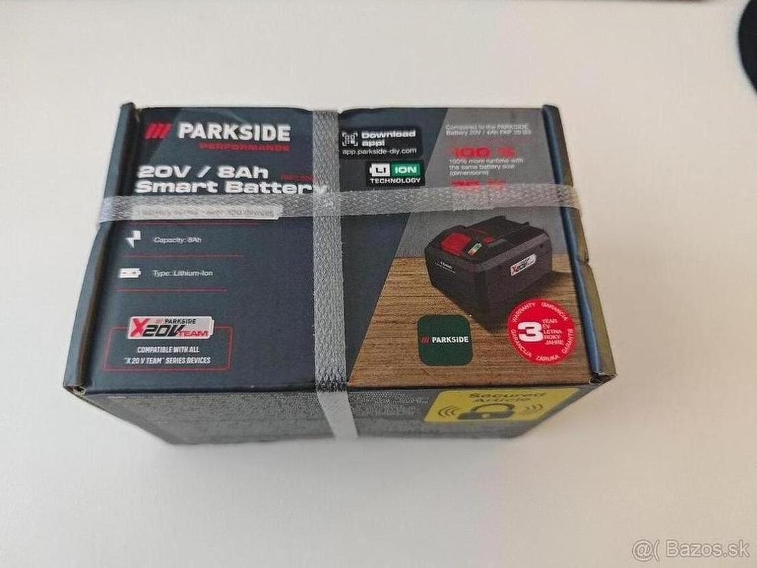 Predám novú Parkside Smart 8Ah batériu