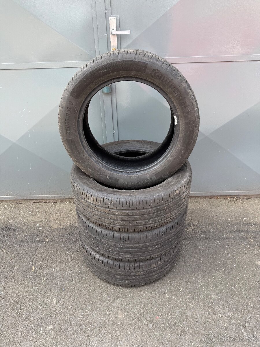 Letné pneumatiky Continetal 215/55 R17
