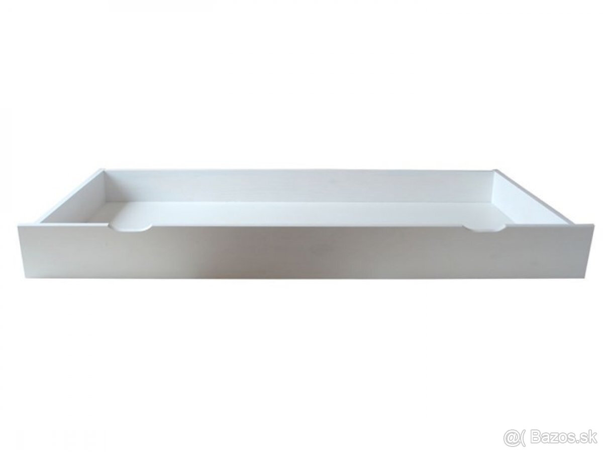 Biely šuplík / zásuvka pod detskú postieľku 120x60 cm