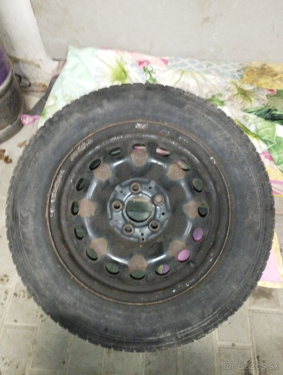 Plechové disky 5x112 R 16 s pneu C