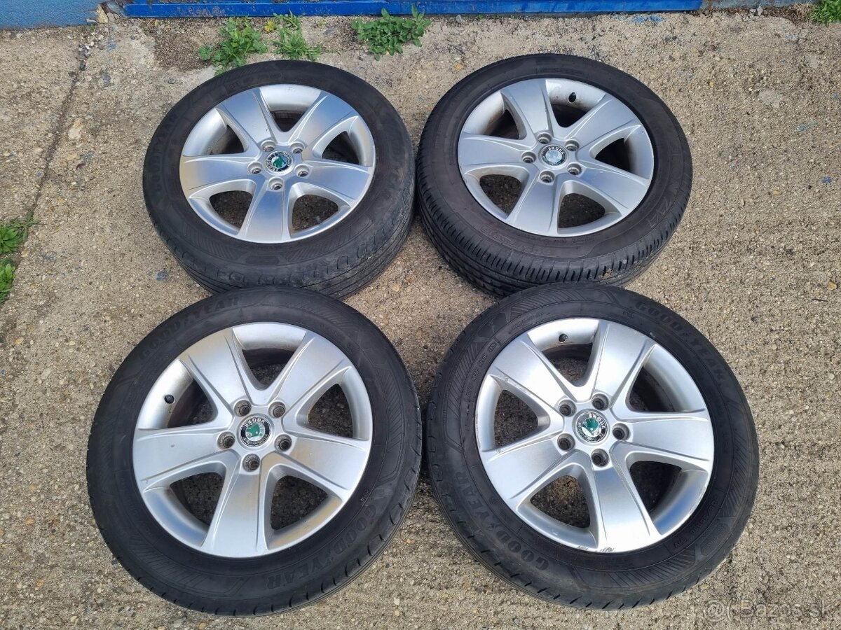 PREDAM ELEKTRONY SKODA CRATERIS 5x112 r16 letná sada ročné