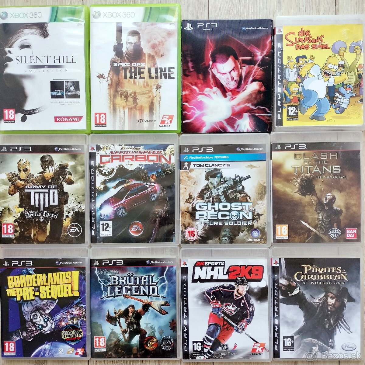 Predám hry ps3/xbox360