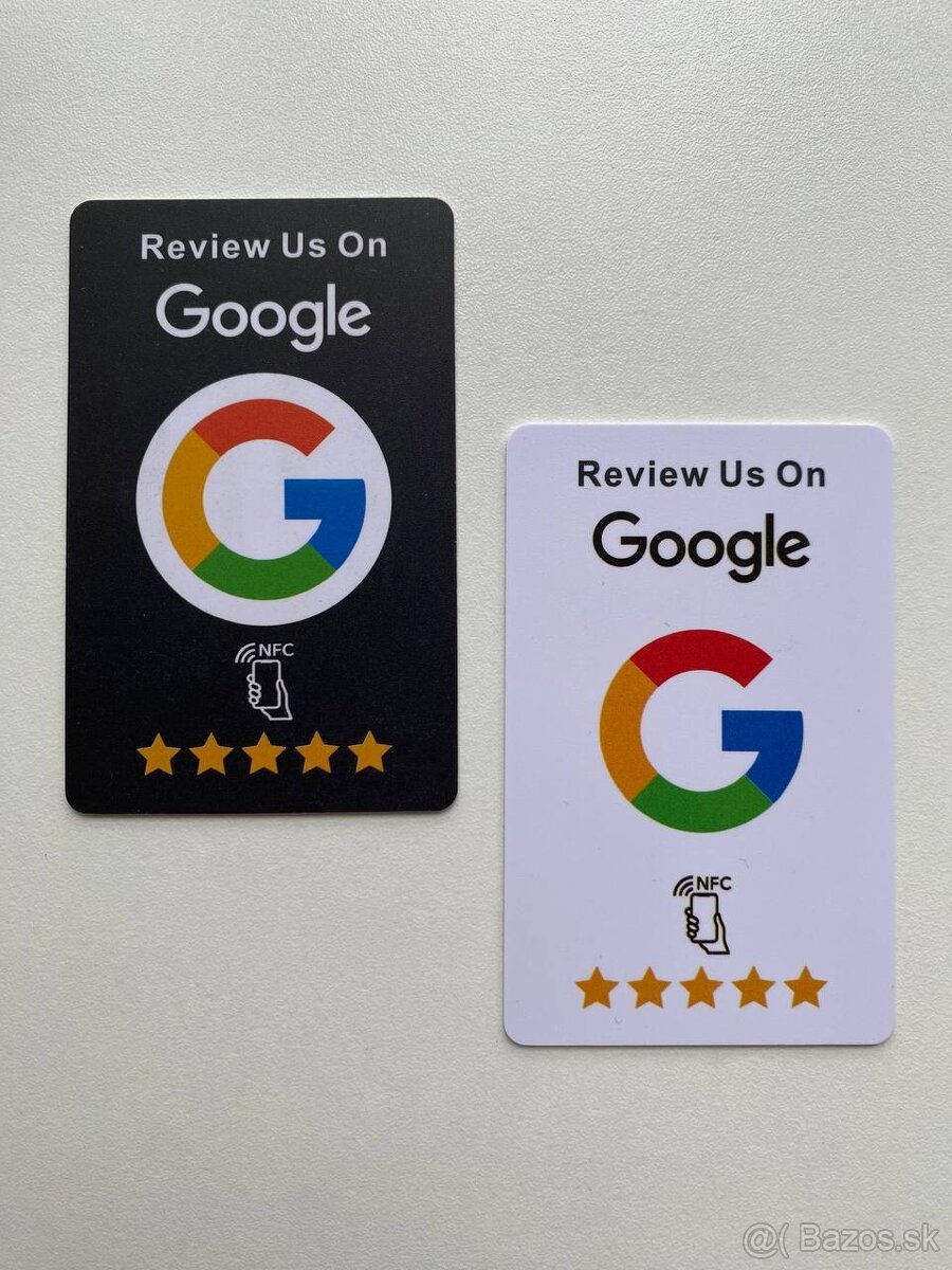 NFC karta na Google recenzie