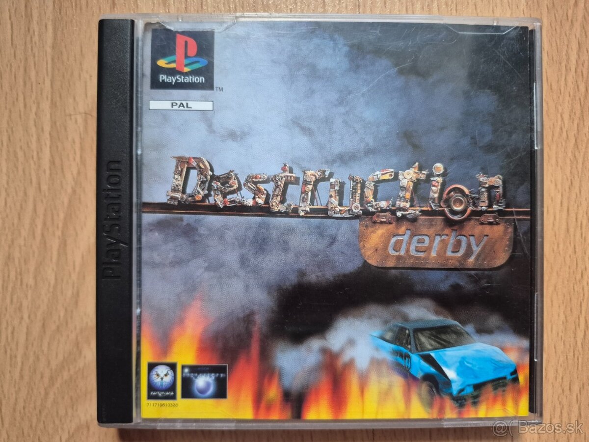 Predám hru na PS1 Destruction Derby