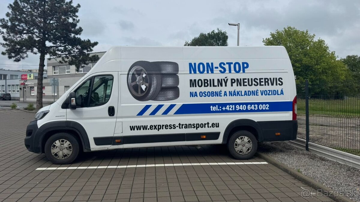 Mobilný pneuservis 24/7 na osobné a nákladné autá