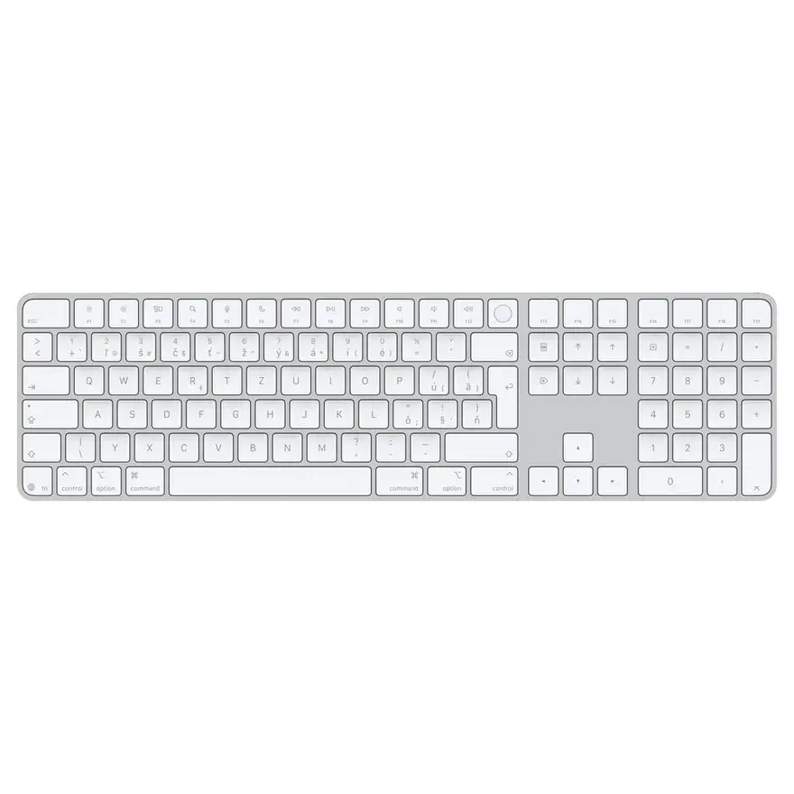 nová Apple Magic Keyboard s Touch ID a Numerickou klávesnico