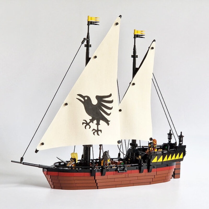 Lego Castle - The Raven Claw loď aj s unikátnou družinou