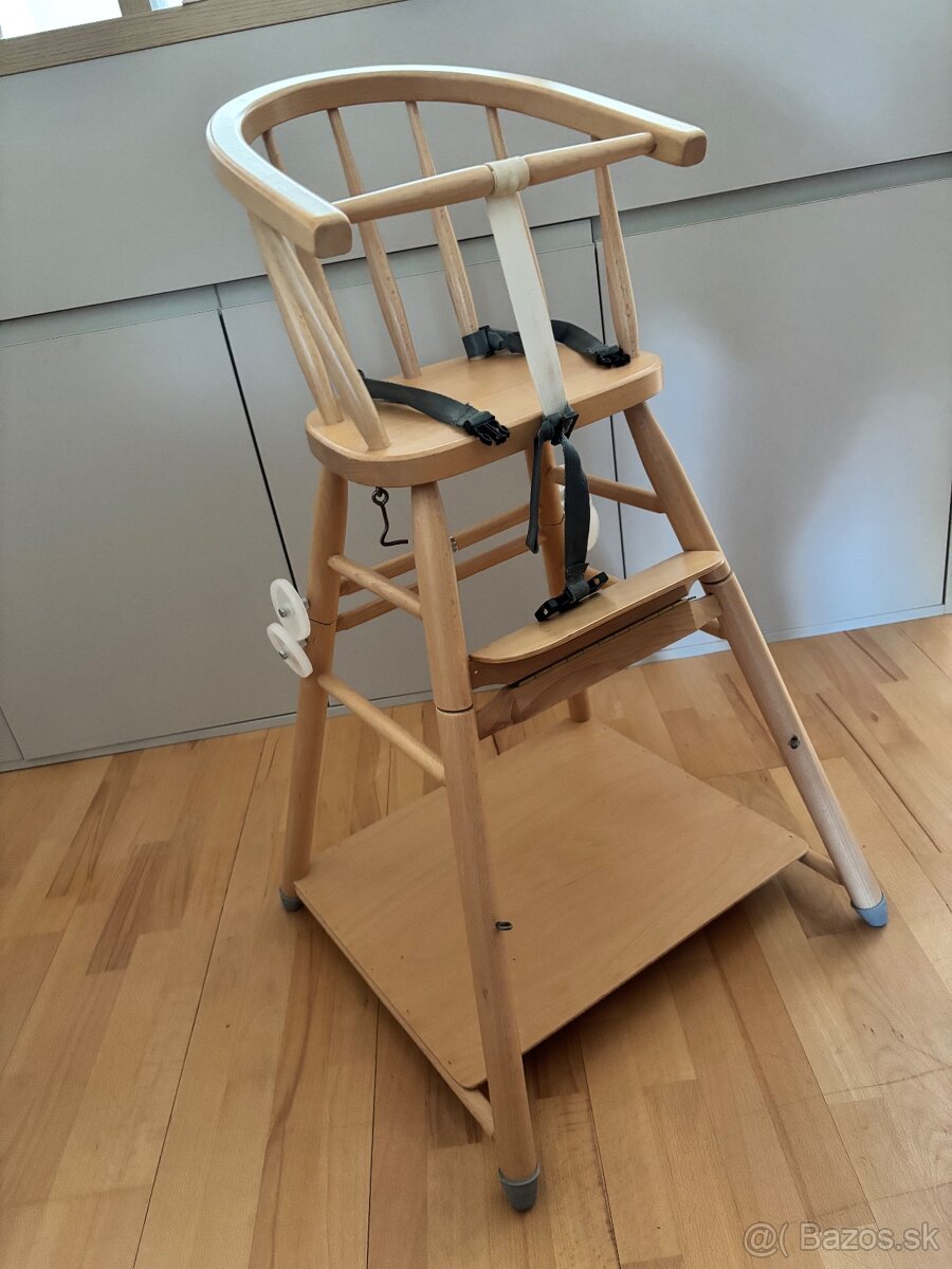 Jedálenská stolička pre deti