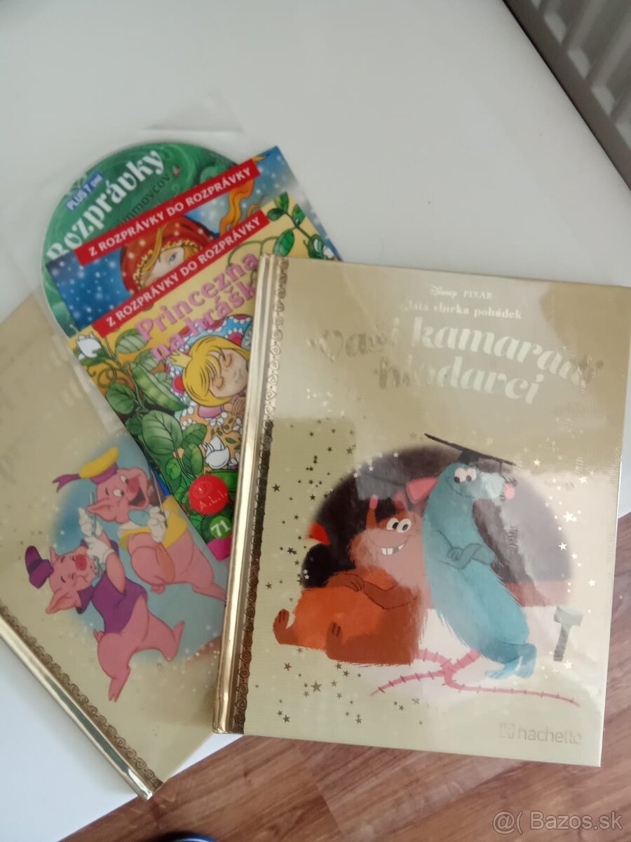 Knihy zlatá zbierka rozprávok a CD s rozprávkami