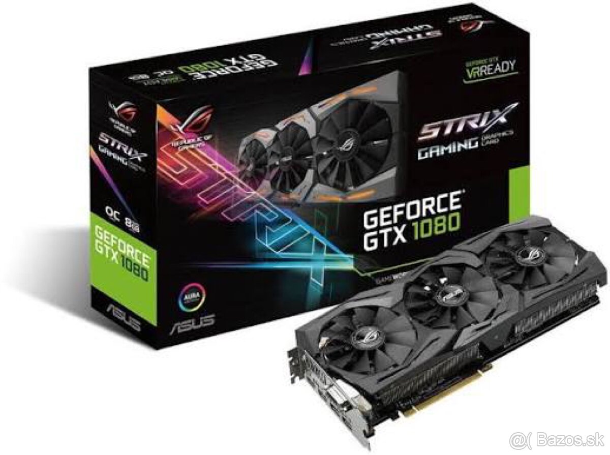 Predám GTX 1080 Strix
