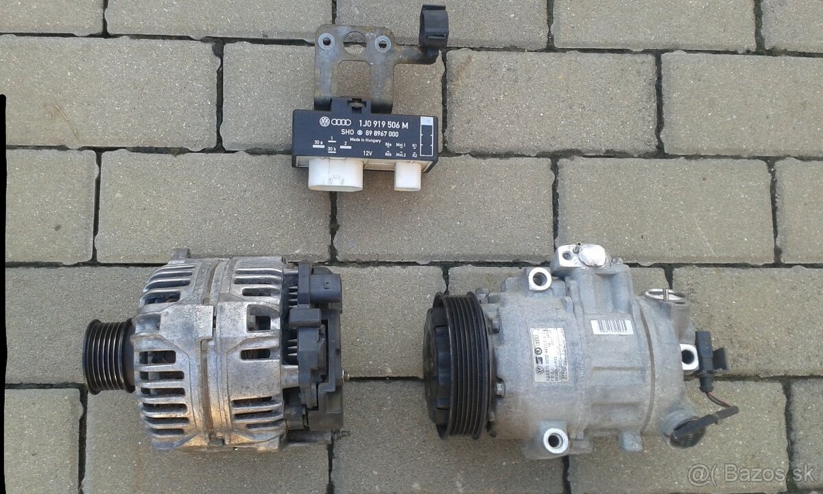 Alternátor  70A,90A,klímakompresor a iné-Volkswagen Group