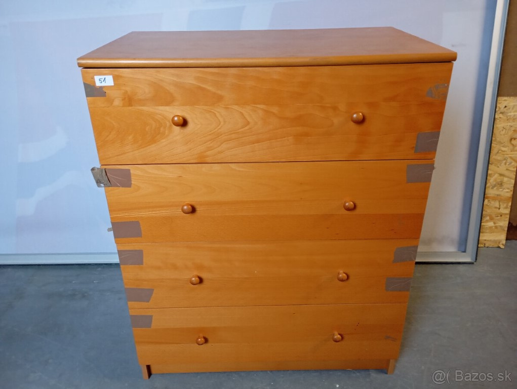 Komoda 4 šuplíková na predaj 51
