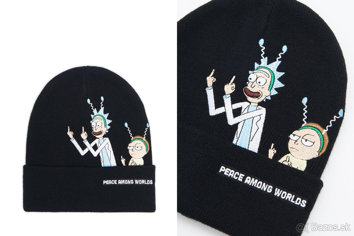 Zimná čiapka Rick and Morty, South Park, Pokémon