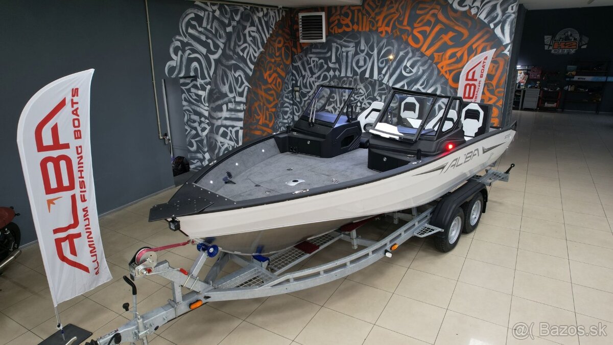 Predám špičkový rybársky hliníkový čln ALBA 570