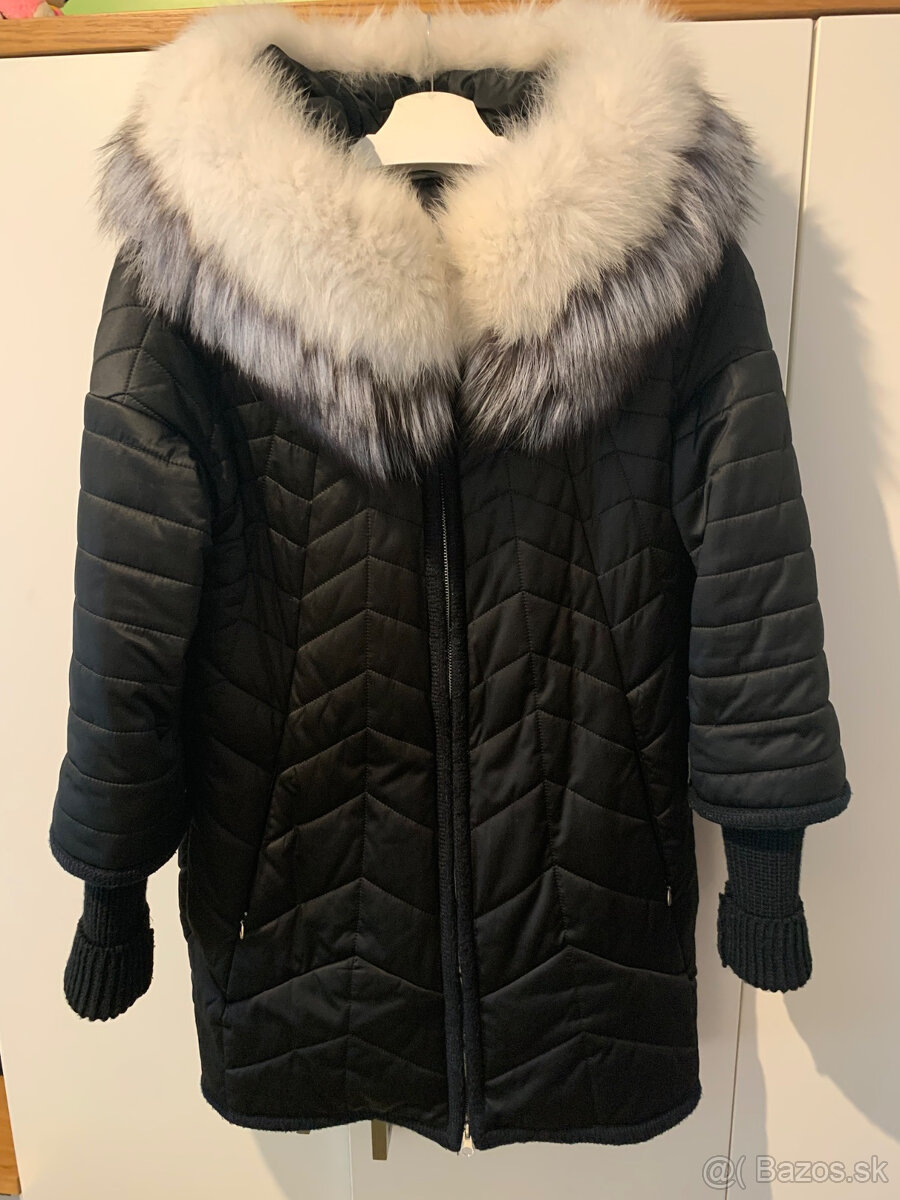 Dámska bunda s pravou kožušinou Kara