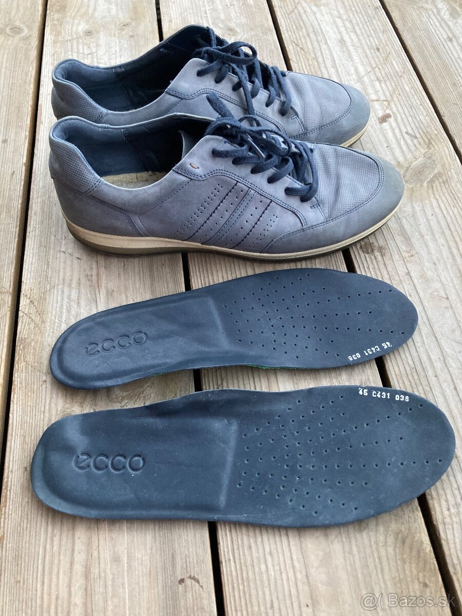 pánske modrosivé mokasíny