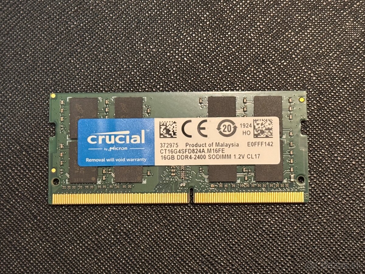 RAM Crucial 16GB DDR4 2400 Mhz