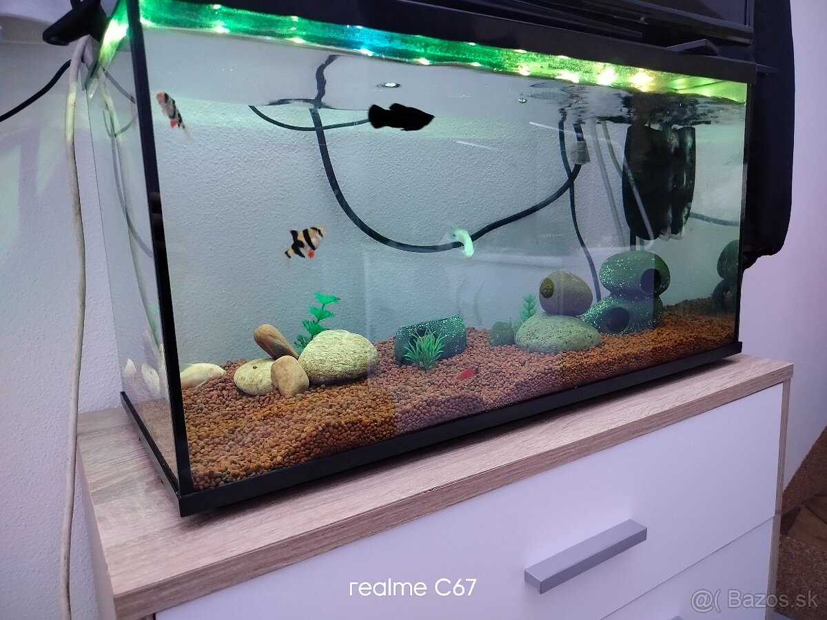 Predám Akvárium 60l