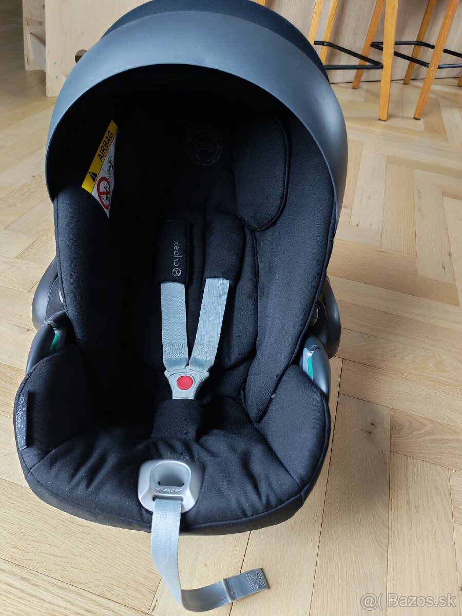 Cybex Cloud Z2 i-Size – čierna + letný poťah