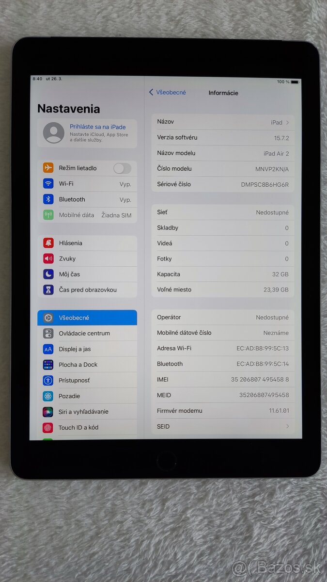 Apple iPad Air 2 32GB (588)