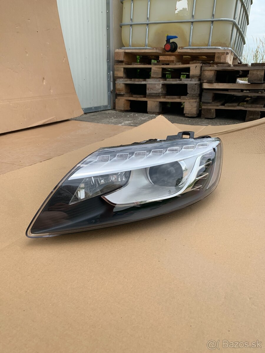xenon audi q7 09-15 led svetlo levy leve nataceci